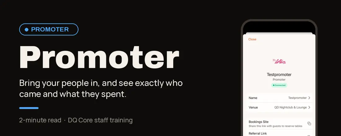 DQ Core training: Promoter